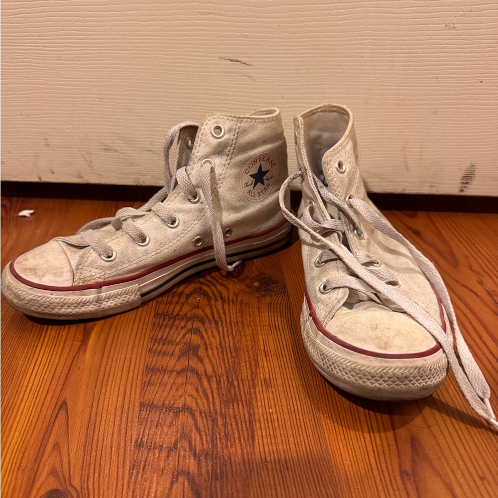 Converse Kids High-Top Sneakers - White